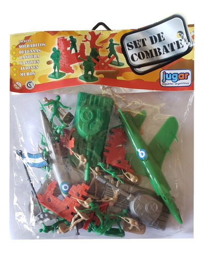 Set Combate Grande 24 Soldados 2 Tanques 2 Aviones Jug.ar