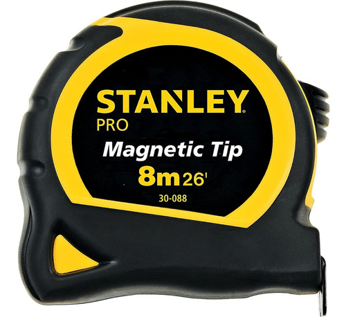 Flexómetro Magnético Pro 8 m x 1 Plg Stanley 30-088