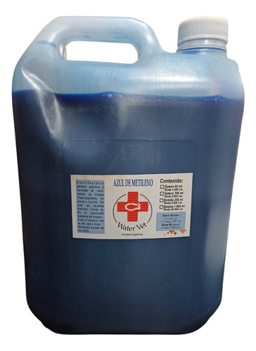 Azul De Metileno Water Vet 5 L Desinfectante Peces Acuario