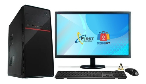 Cpu Intel I5 4gb Hd 500gb Monitor 19''teclado E Mouse Wifi
