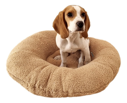 Cama Colchon Perro Gato Grande Redondo Puff Comodo 70 Cm Ax®