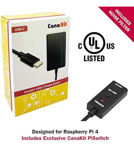Kit Profesional Para Principiantes Canakit Raspberry Pi 4 De