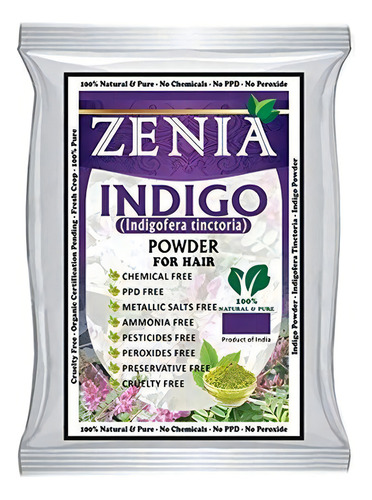 2016 Cosecha Zenia Indigo En Polvo Indigofera Tinctoria Pelo