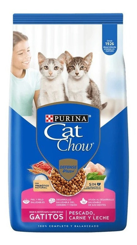 Alimento Purina Cat Chow Gatitos 15 Kg Con Pouch 85 Grs