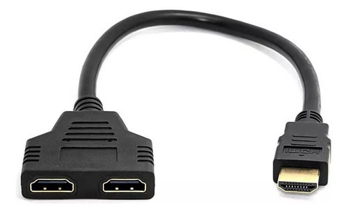 Split Splitter Adaptador Hdmi 1.4 De 1 Macho A 2 Hembra