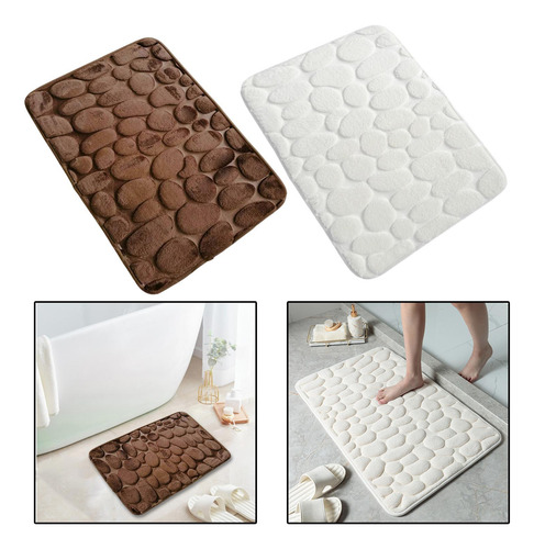 Alfombra De Baño De Espuma Viscoelástica De 2 Piezas De
