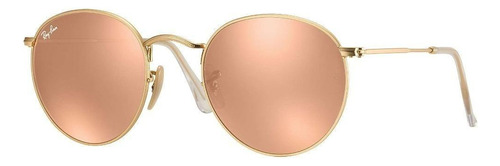 Ray-ban Rb3447 112/z2 Round Metal Rosa Dorado