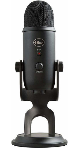 Microfono Blue Yeti Blackout Usb Professional Multi-pattern 