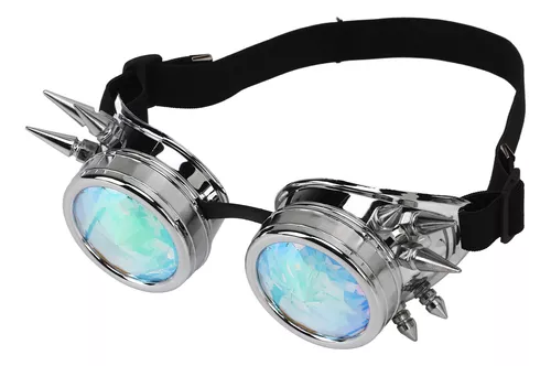 Gafas de diseño de caleidoscopio Steampunk, gafas rave con pinchos, gafas  victorianas -  México