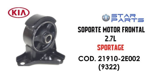 Soporte Motor Delantero Sportage 2.7l(2005/2010) - Kia