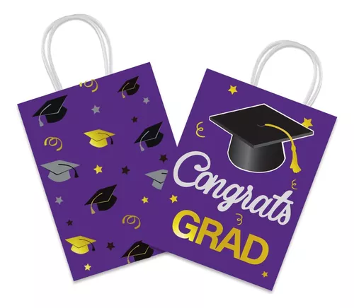  12 bolsas de regalo de graduación, regalos de fiesta