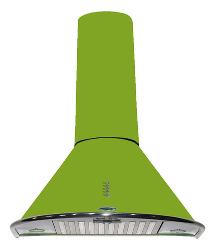 Extractor purificador de cocina Maraldi Apsis ac. inox. de pared 600mm x 330mm x 500mm verde manzana 220V