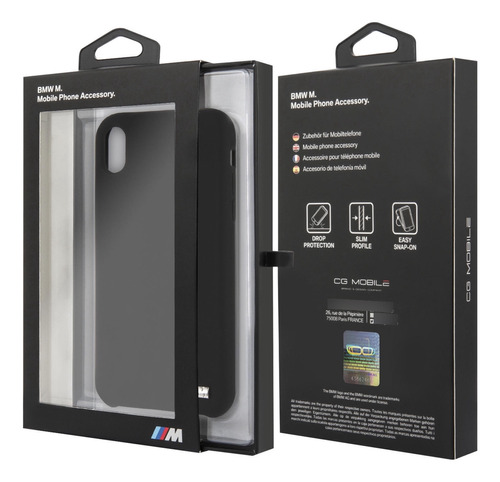 Carcasa Bmw P/iPhone Xp Negra Bmhci61msilbk