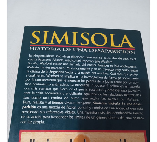 4 Libros Ruth Rendell Barbara Vine Bodas De Azufre Simisola (Usado)