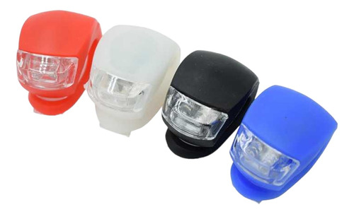 Pack 2 Luces Led Bicicleta De Silicona Lcb42