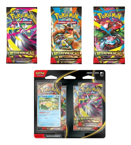 Blister Quadripack Megaevolução Pokémon Tcg Psyduck/golduck