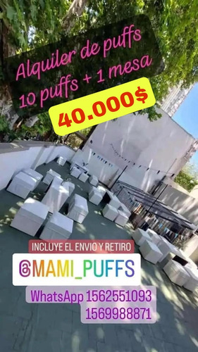 Alquiler Livings Puffs Y Minipuffs