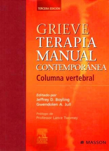 Grieve Terapia Manual Contemporanea, Columna Vertebral, Boyl