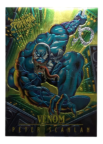 Venom Limited Ed Card Spiderman Masterpieces Fleer Ultra 9/9