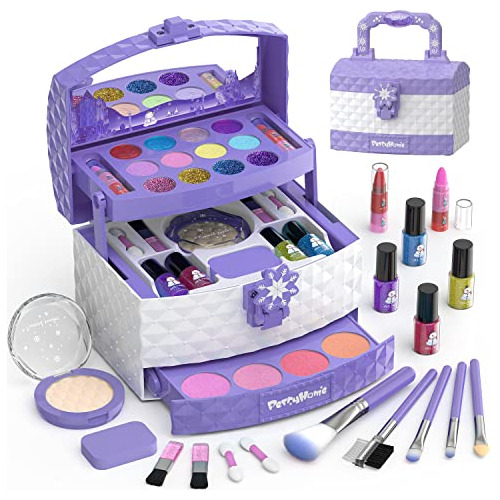 Kit De Maquillaje Niños Niña, 35 Piezas, Lavable, Cos...