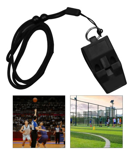 2 Silbato Deportivo, Silbato Con Sonido Fuerte Y Negro