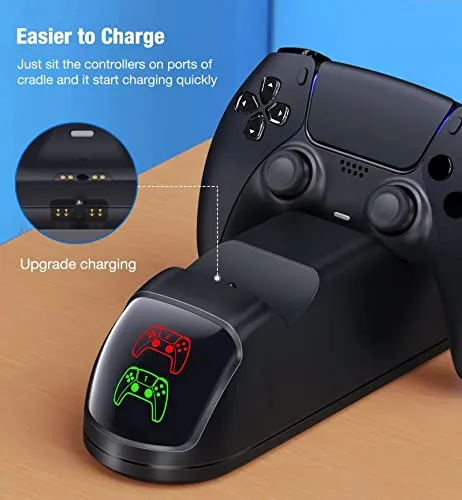 Rapid Charge Pack For Ps5 Controller - Dual Dock