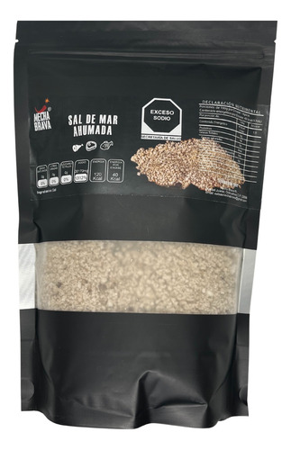 Sal De Mar Ahumada Mecha Brava Bolsa De 1 Kg  