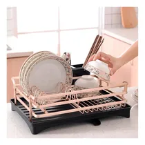 Comprar Pack3 Soporte Para Utensilios En Oro Rosa Y+papel De Regalo