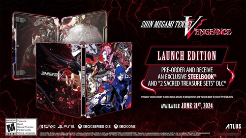 Shin Megami Tensei V: Vengeance Con Steelbook Para Switch