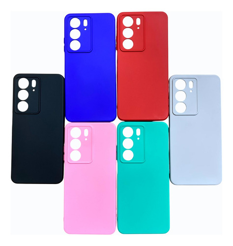 Capa Capinha Compativel Realme C75 - Silicone Aveludado