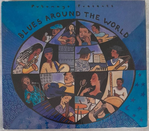 Blues Around The World. Cd Org Usado. Qqf. Ag.