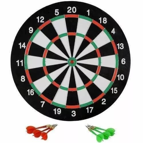 Imagen 3 de 8 de Juego Dardos Dardero Tiro Al Blanco Madera 28 Cm Playking