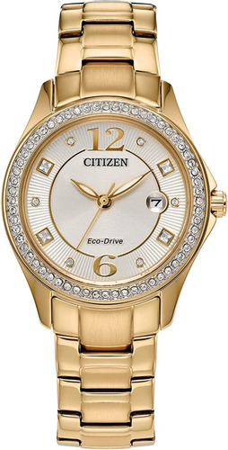 Reloj Citizen Eco Drive Para Mujer Fe1147-79p Crystal Nuevo