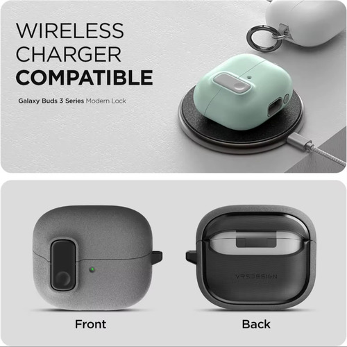 Carcasa Con Clip Y Muy Resistente Para Galaxy Buds 3 Y 3 Pro
