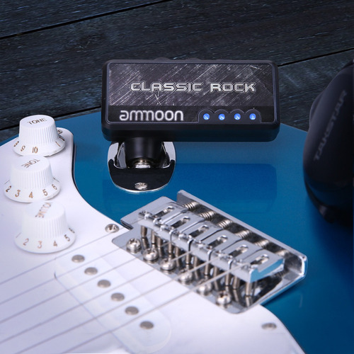 Mini Amplificador De Fone De Ouvido De Guitarra Elétrica