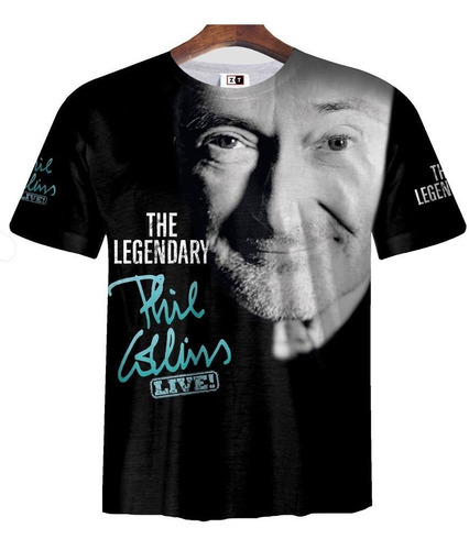 Remera Zt-0172 - Phil Collins Legendary Argentina 2018 Bs As