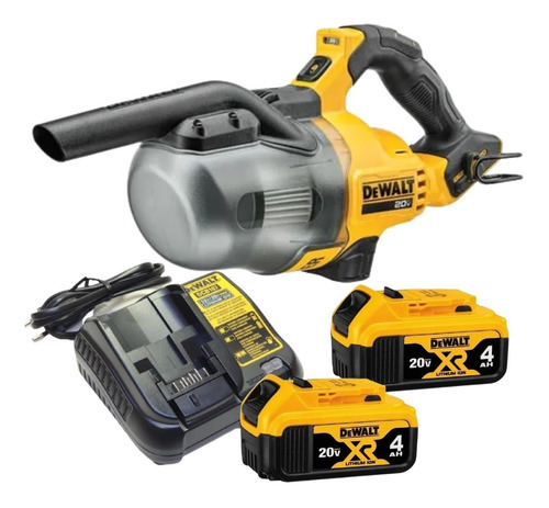 Aspirador De Po Portatil 2 Baterias 20v 4ah Dcv501hb Dewalt