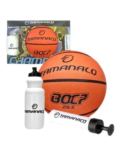 Kit De Basket Tamanaco Balón Termo Inflador [original]