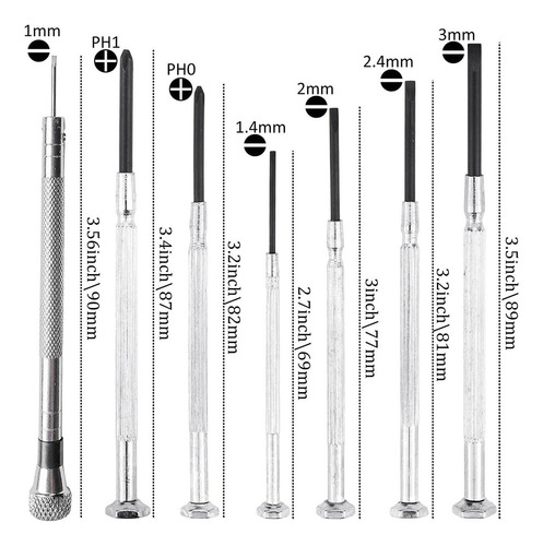 Kit De Reparación De Anteojos Y Gafas De Sol, Con Destornill
