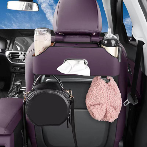 Organizador De Respaldo De Asiento De Coche, Soporte Rosa