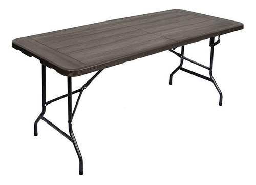 Mesa Plegable Excelente Calidad Marron 1,80 (ing Maschwitz) 