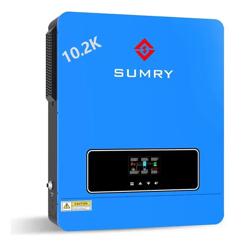 Inversor Solar Hibrido Sumry 10.200w 220v Canal Duplo Onda Senoidal Pura Mppt 160a Para Fora Da Rede/dentro Da Rede