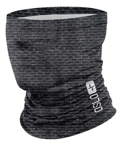 Cuello Térmico Oslo Frisado Jaspeado Gris Poliéster Único