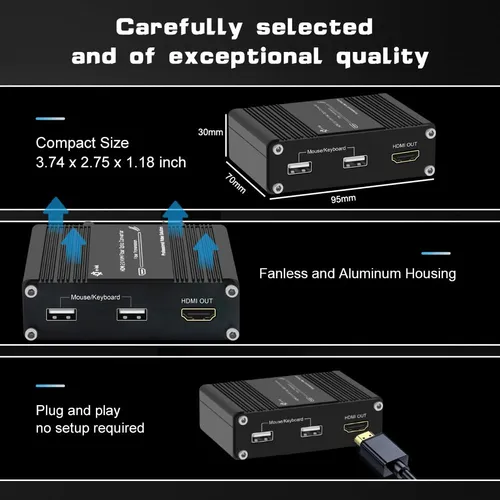 Extender Video Hdmi A Larga Distancia Con Alta Resolucion