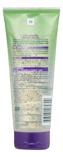 Gel Para Peinar Garnier Fructis Style Scrunch Controling Cur