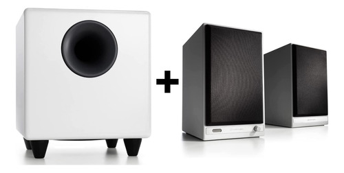 Audioengine Altavoz Estereo Hd6 Energia Blanca Subwoofer S8