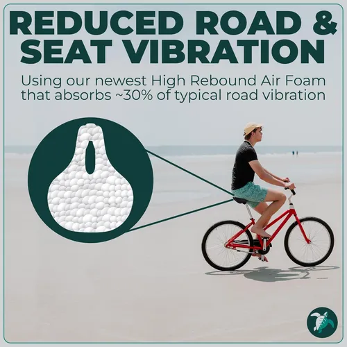 Asiento De Bicicleta De Comodidad De La Oleada De Silla De Y