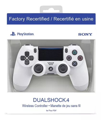 Mando  Sony PS4 DualShock 4 V2, Inalámbrico, Panel táctil, Blanco