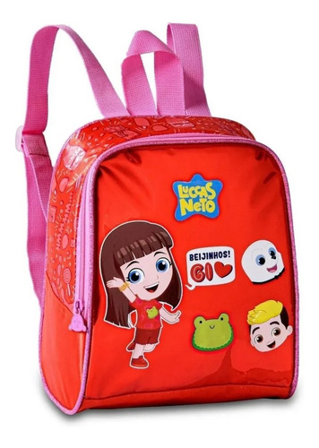 Imagem 4 de 9 de Kit Mochilete Escolar Gi Neto Lancheira Estojo