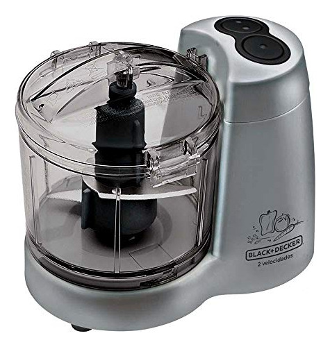Mini Processador De Alimentos 220v Prata Black Decker Prateado